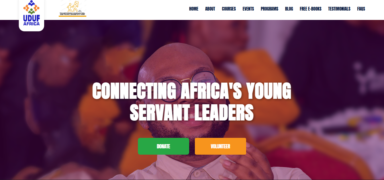 UDUF Africa website screenshot